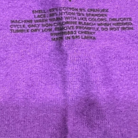 NWT TORRID Cheeky Pantie Sz 4X Black Lace Purple Jersey Halloween - Picture 3 of 4